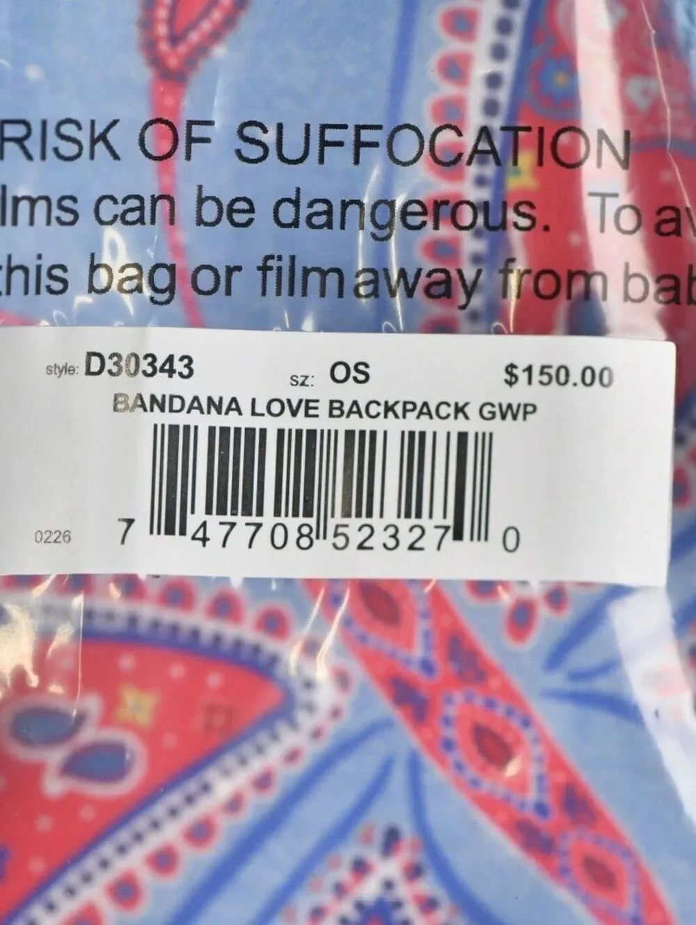 Brighton Bandana Love Medium Backpack | MSRP: $150 - NWT